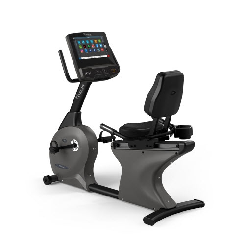 乔山VISION R60E商用健身房触屏版卧式健身车