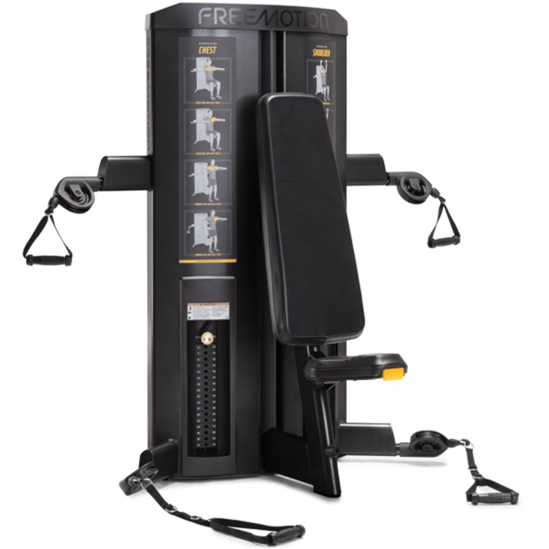 进口健身房力量器材 美国爱康ICON F500胸部肩部绳动式训练器
